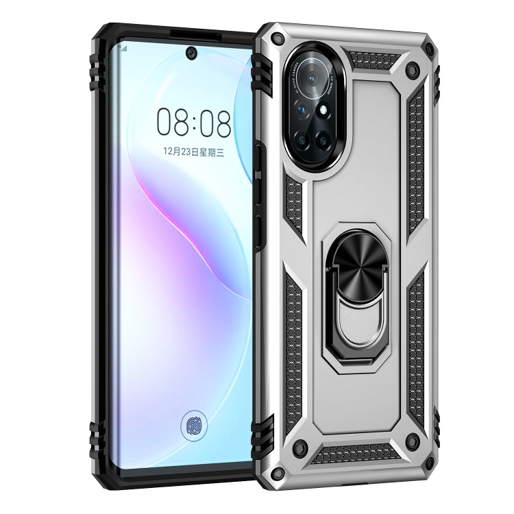 For Huawei nova 8 Shockproof TPU + PC Phone Case with 360 Degree Rotating Holder