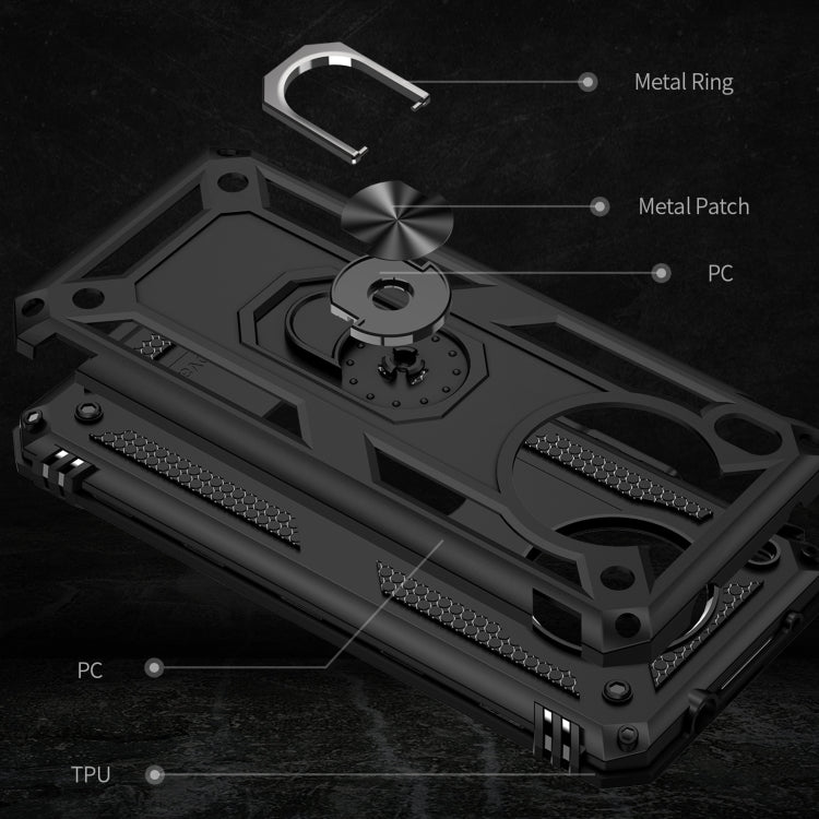 For Huawei nova 8i Shockproof TPU + PC Phone Case with 360 Degree Rotating Holder