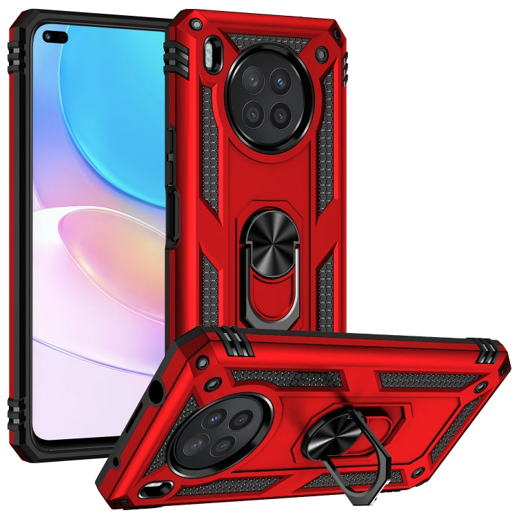 For Huawei nova 8i Shockproof TPU + PC Phone Case with 360 Degree Rotating Holder