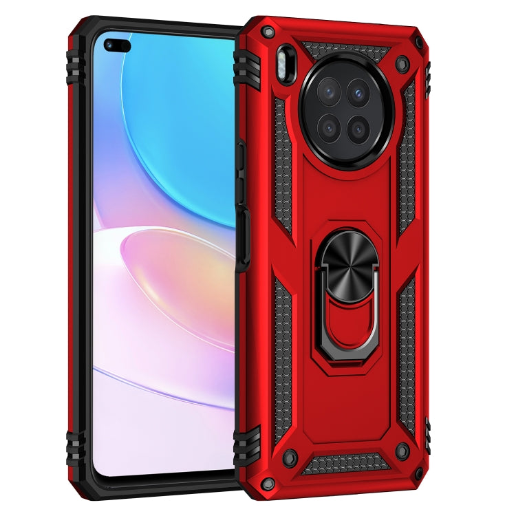 For Huawei nova 8i Shockproof TPU + PC Phone Case with 360 Degree Rotating Holder