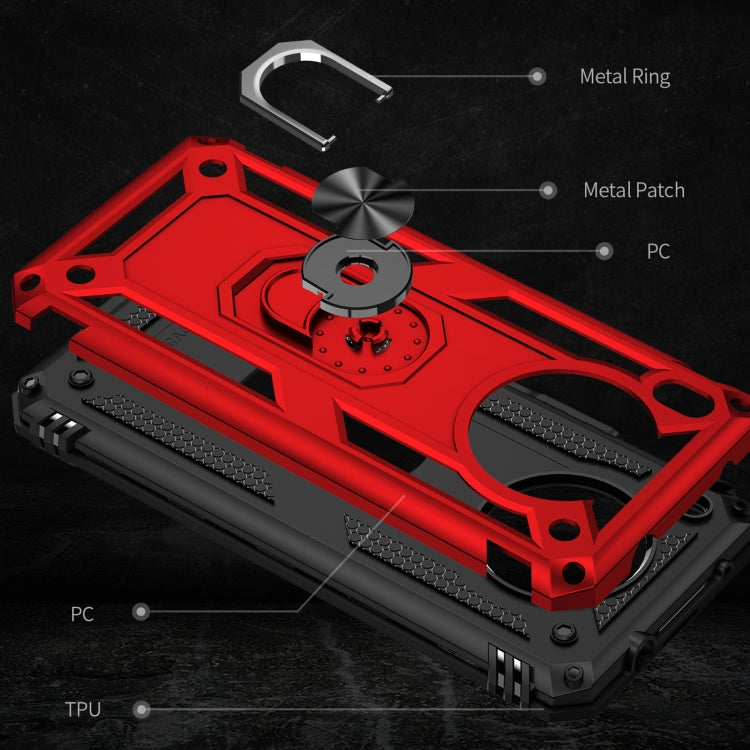 For Huawei nova 8i Shockproof TPU + PC Phone Case with 360 Degree Rotating Holder