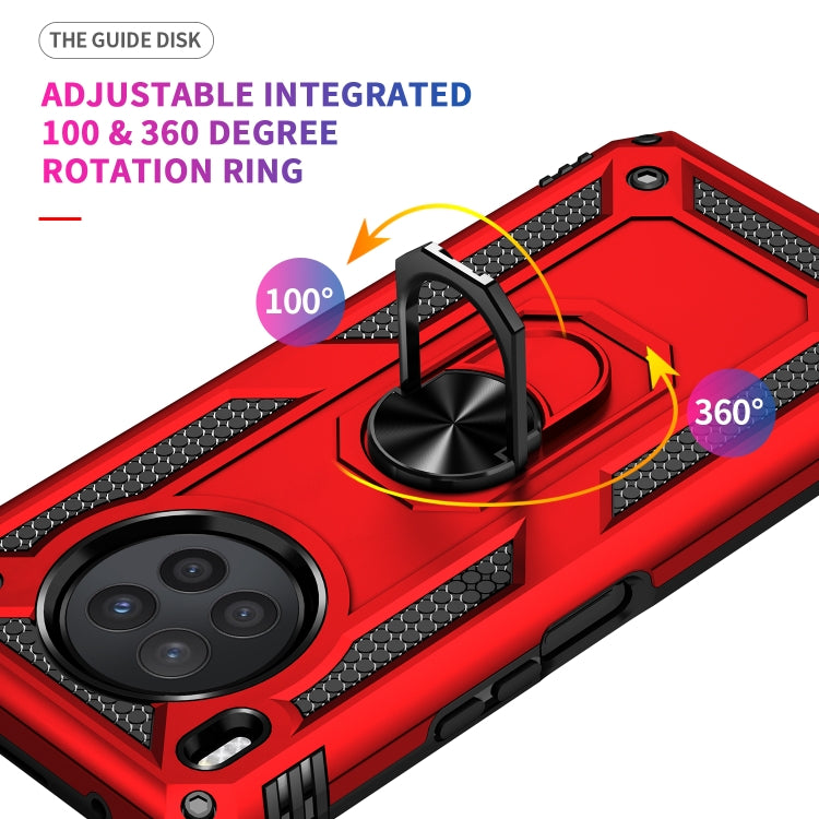 For Huawei nova 8i Shockproof TPU + PC Phone Case with 360 Degree Rotating Holder