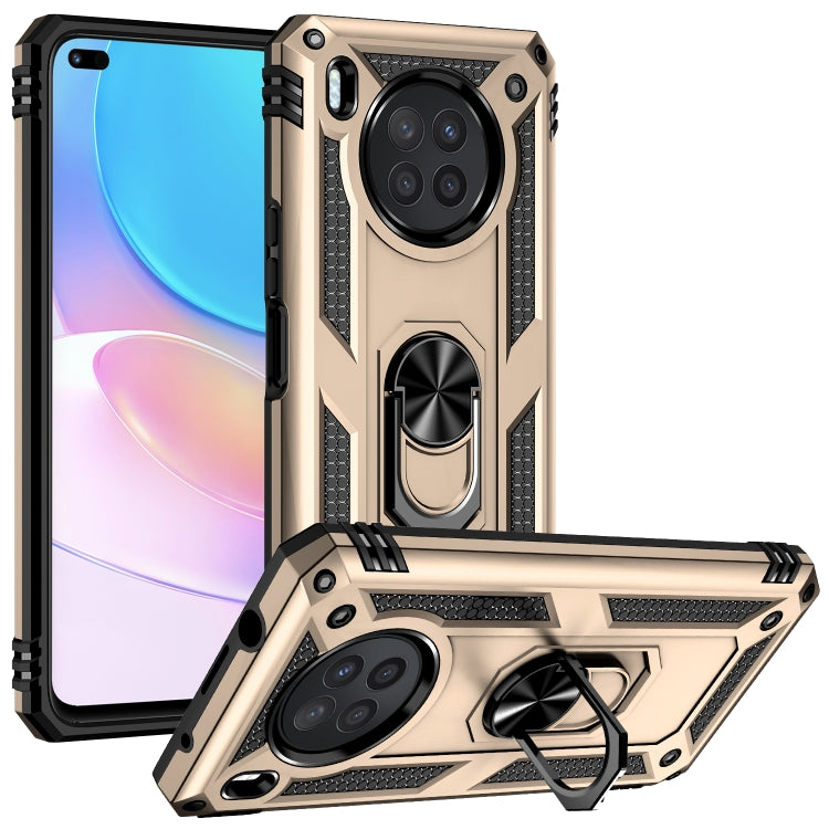 For Huawei nova 8i Shockproof TPU + PC Phone Case with 360 Degree Rotating Holder