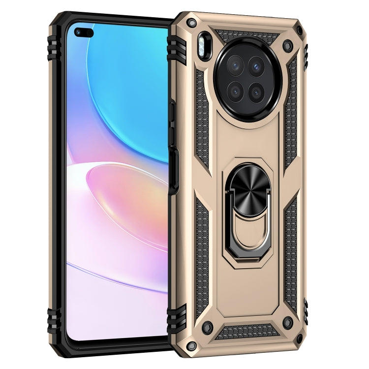 For Huawei nova 8i Shockproof TPU + PC Phone Case with 360 Degree Rotating Holder