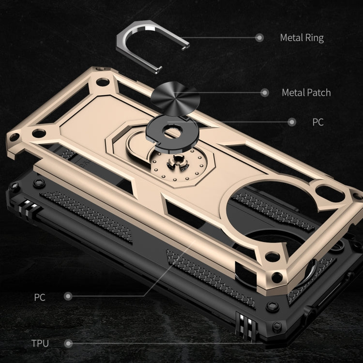 For Huawei nova 8i Shockproof TPU + PC Phone Case with 360 Degree Rotating Holder