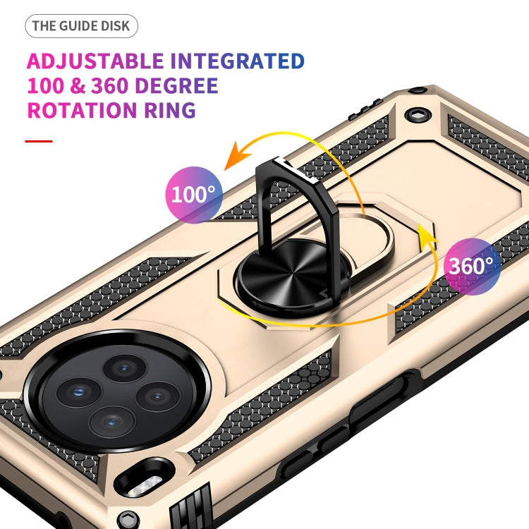 For Huawei nova 8i Shockproof TPU + PC Phone Case with 360 Degree Rotating Holder