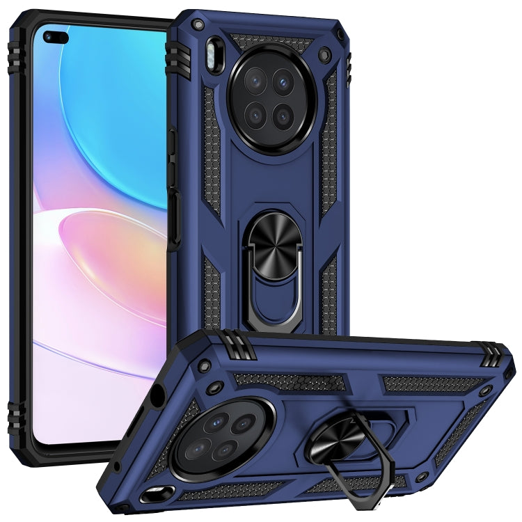 For Huawei nova 8i Shockproof TPU + PC Phone Case with 360 Degree Rotating Holder