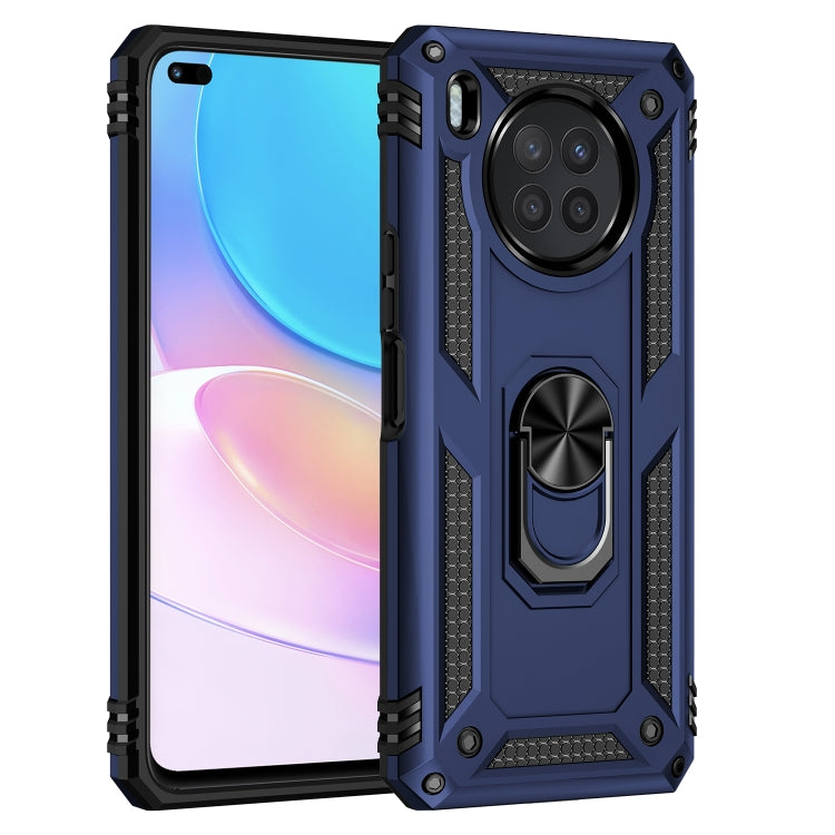 For Huawei nova 8i Shockproof TPU + PC Phone Case with 360 Degree Rotating Holder
