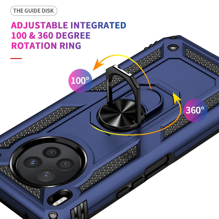 For Huawei nova 8i Shockproof TPU + PC Phone Case with 360 Degree Rotating Holder