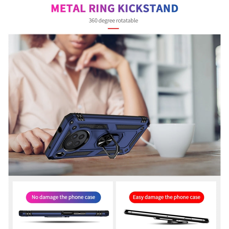 For Huawei nova 8i Shockproof TPU + PC Phone Case with 360 Degree Rotating Holder