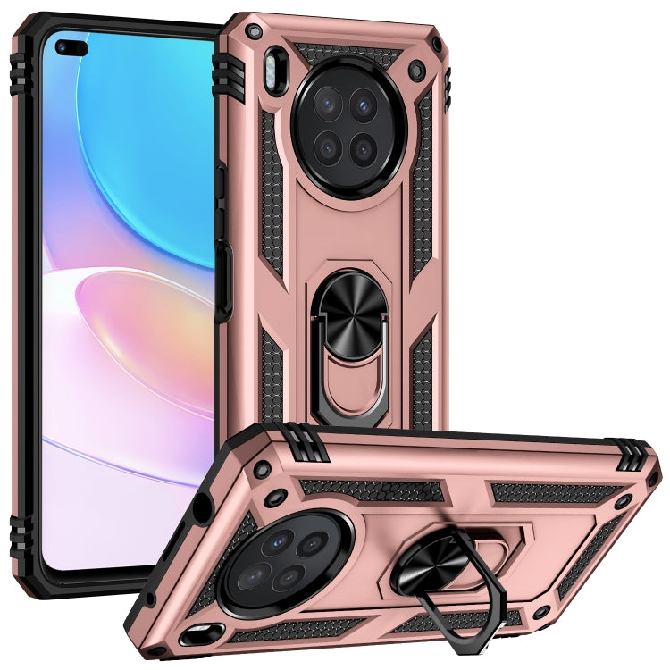 For Huawei nova 8i Shockproof TPU + PC Phone Case with 360 Degree Rotating Holder