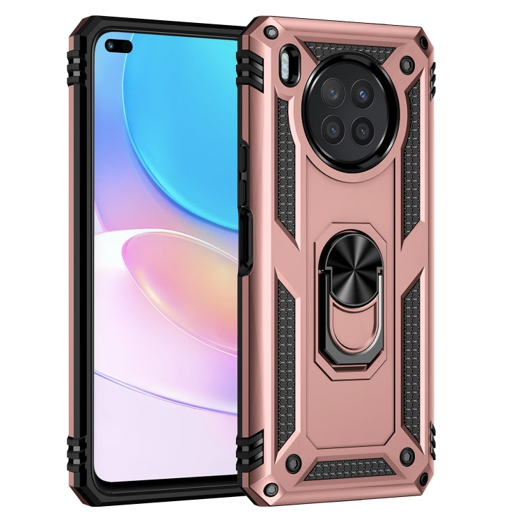 For Huawei nova 8i Shockproof TPU + PC Phone Case with 360 Degree Rotating Holder