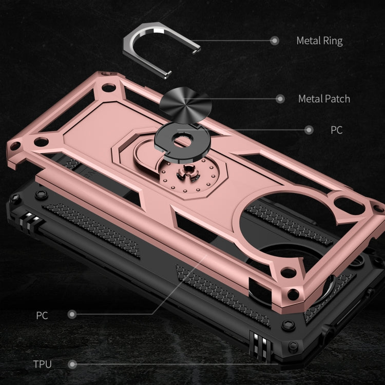 For Huawei nova 8i Shockproof TPU + PC Phone Case with 360 Degree Rotating Holder