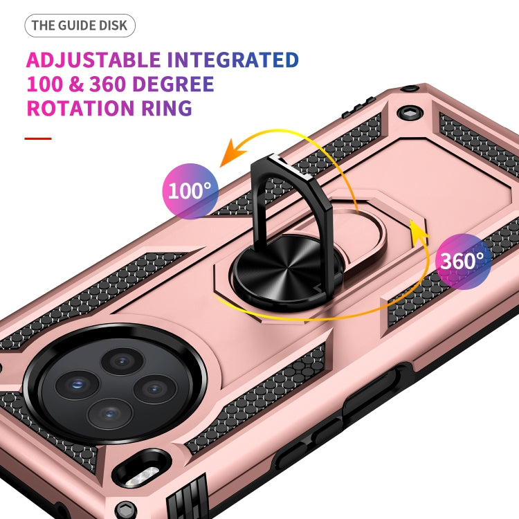 For Huawei nova 8i Shockproof TPU + PC Phone Case with 360 Degree Rotating Holder