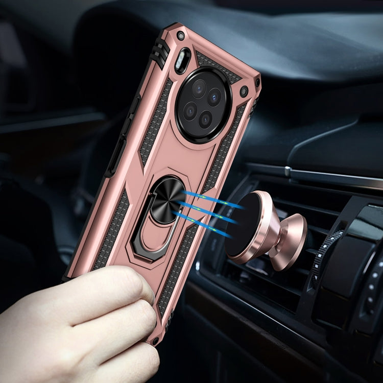 For Huawei nova 8i Shockproof TPU + PC Phone Case with 360 Degree Rotating Holder