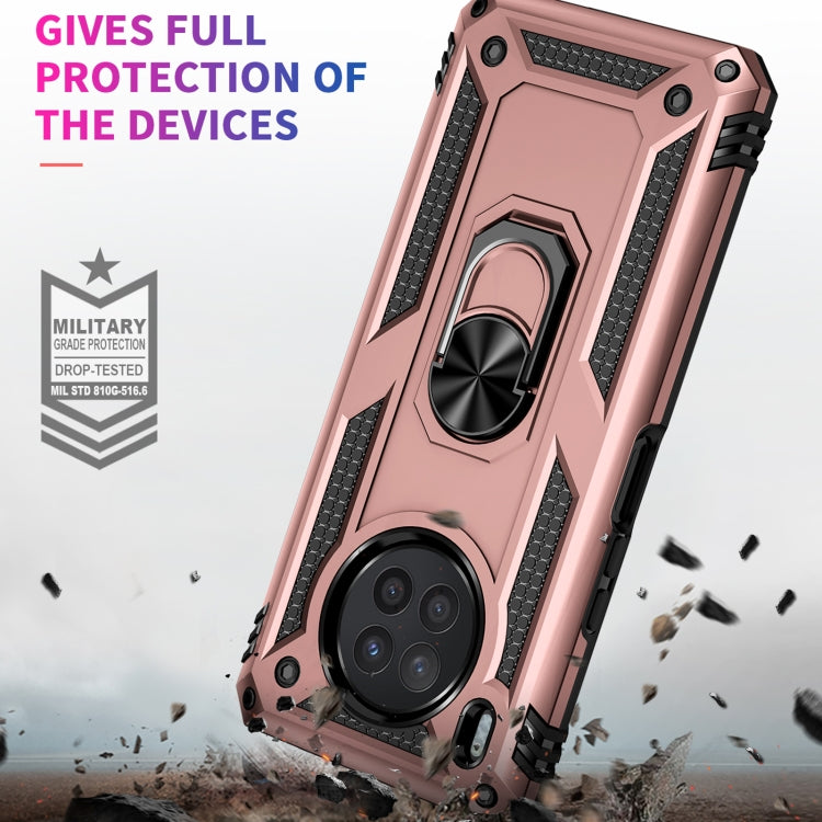 For Huawei nova 8i Shockproof TPU + PC Phone Case with 360 Degree Rotating Holder