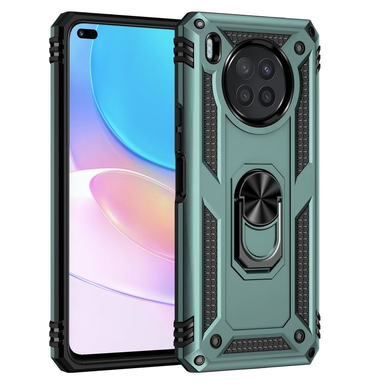 For Huawei nova 8i Shockproof TPU + PC Phone Case with 360 Degree Rotating Holder