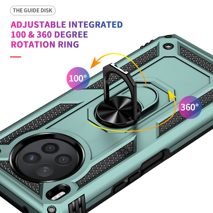 For Huawei nova 8i Shockproof TPU + PC Phone Case with 360 Degree Rotating Holder