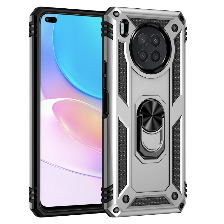 For Huawei nova 8i Shockproof TPU + PC Phone Case with 360 Degree Rotating Holder