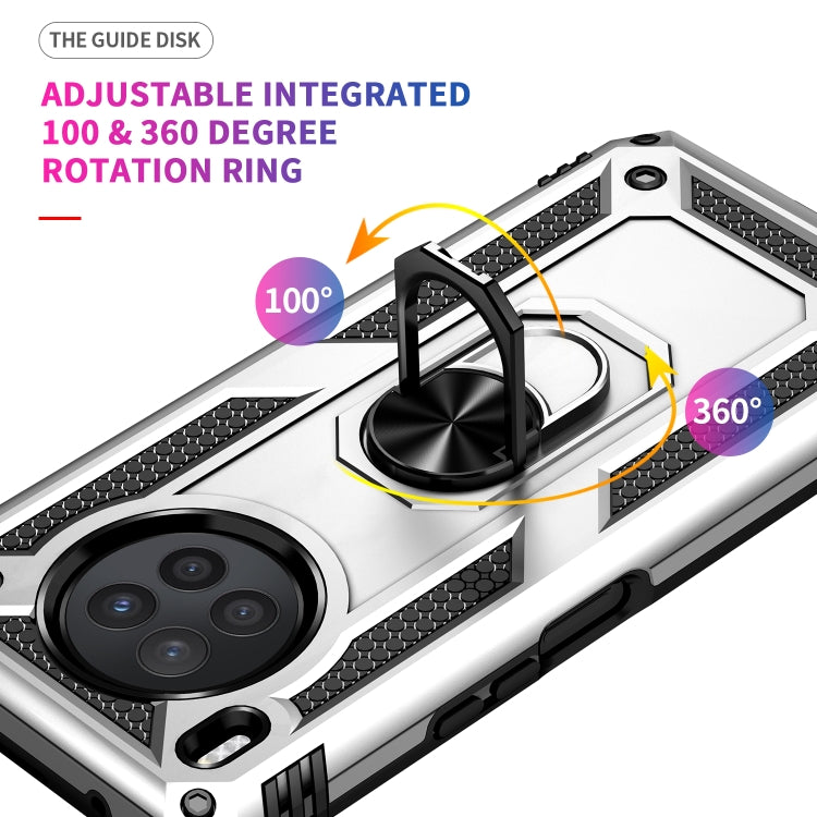 For Huawei nova 8i Shockproof TPU + PC Phone Case with 360 Degree Rotating Holder
