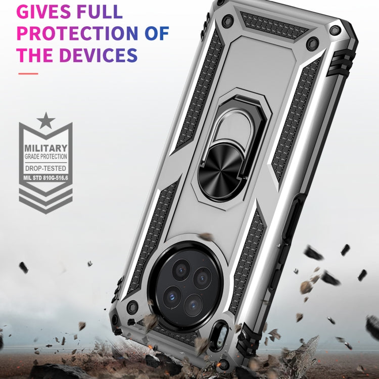 For Huawei nova 8i Shockproof TPU + PC Phone Case with 360 Degree Rotating Holder