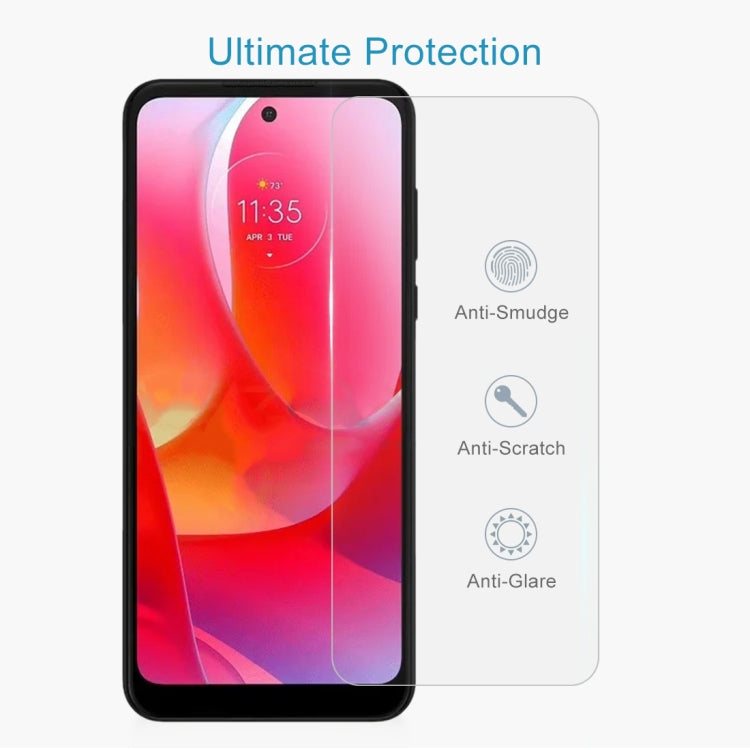 50 PCS 0.26mm 9H 2.5D Tempered Glass Film For Motorola Moto G Power 2022
