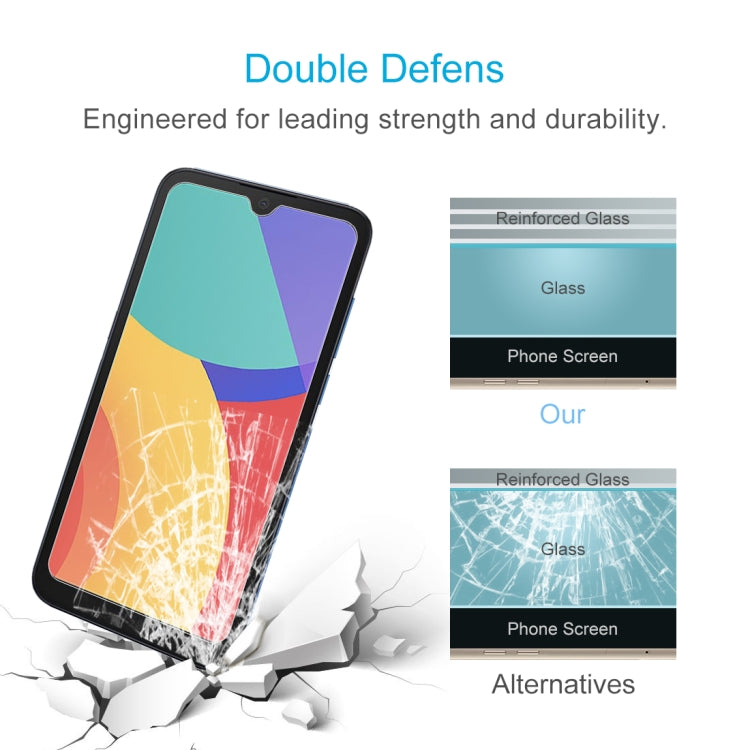 50 PCS 0.26mm 9H 2.5D Tempered Glass Film For Alcatel 1L Pro 2021