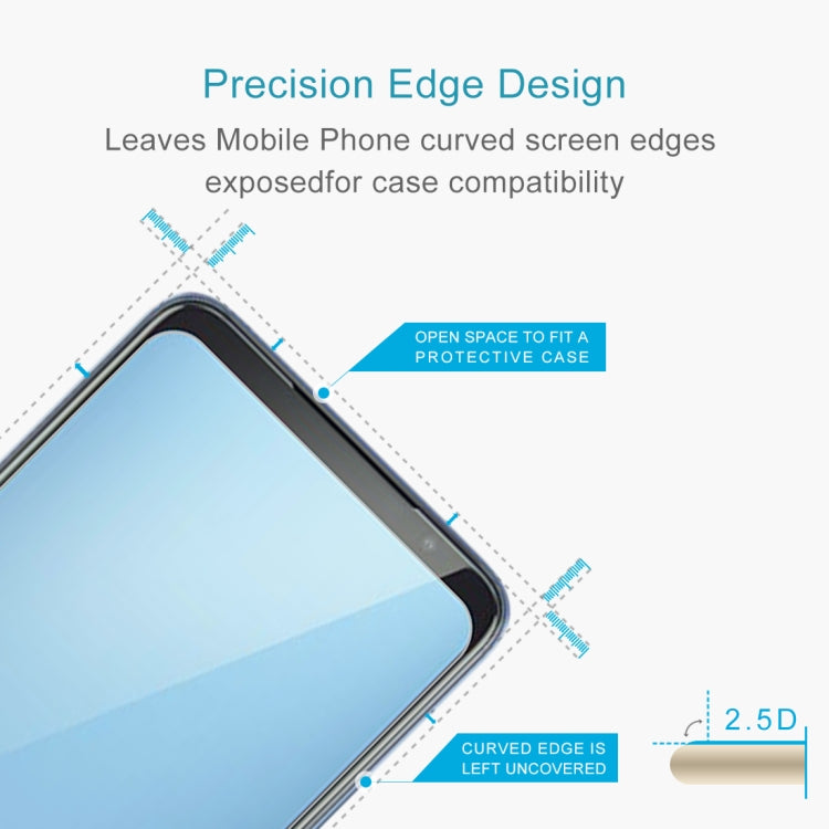 50 PCS 0.26mm 9H 2.5D Tempered Glass Film For Asus Smartphone for Snapdragon Insiders