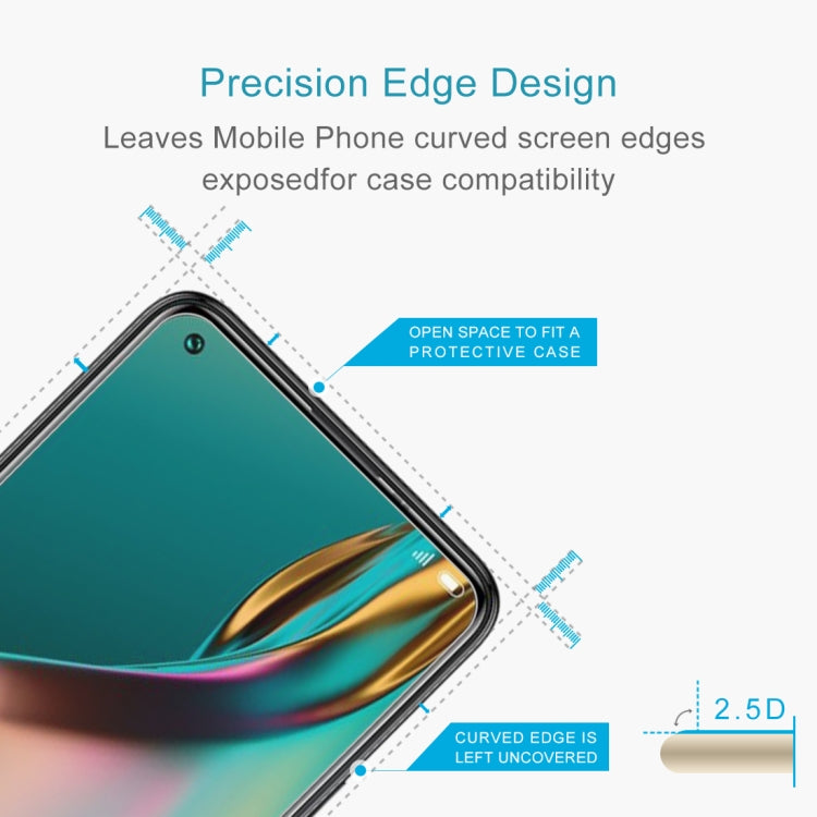 50 PCS 0.26mm 9H 2.5D Tempered Glass Film For Elephone U3