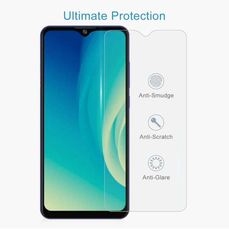 50 PCS 0.26mm 9H 2.5D Tempered Glass Film For ZTE Blade A7s 2020