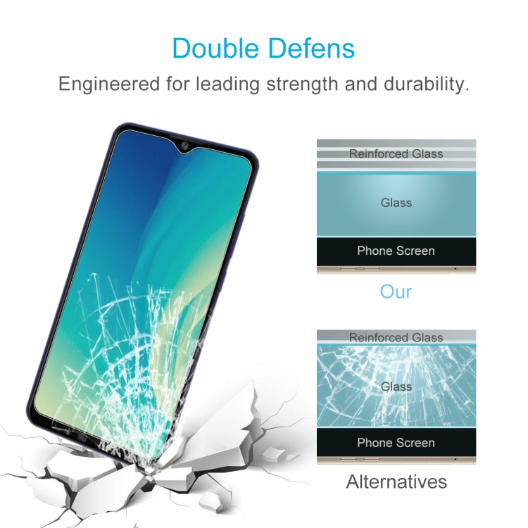 50 PCS 0.26mm 9H 2.5D Tempered Glass Film For ZTE Blade A7s 2020