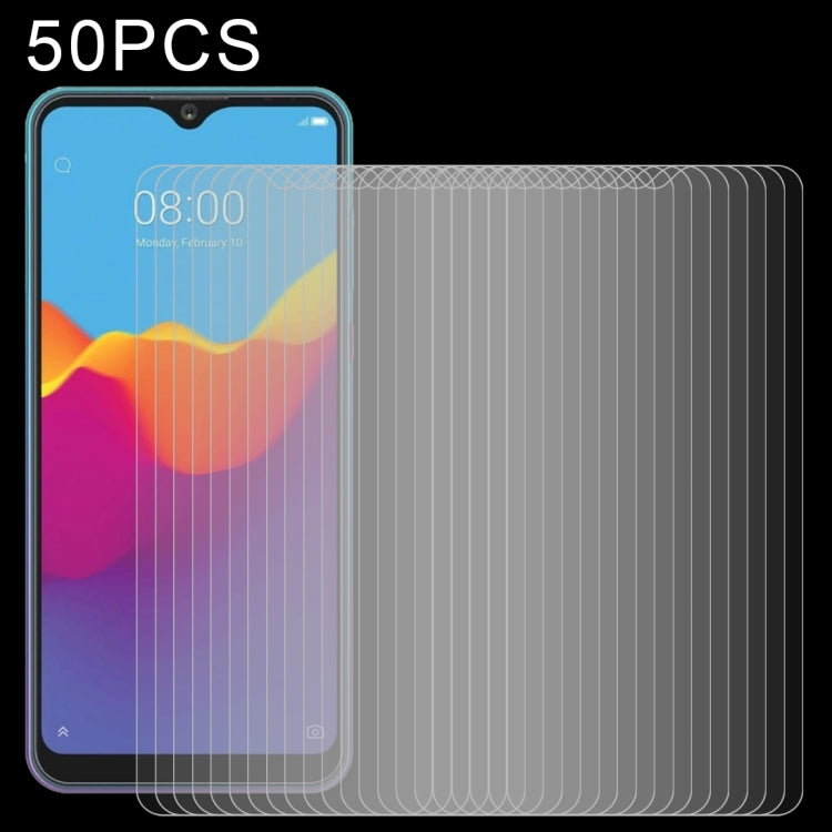 50 PCS 0.26mm 9H 2.5D Tempered Glass Film For ZTE Blade V 2020 Vita
