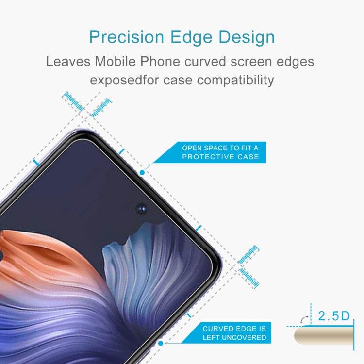 50 PCS 0.26mm 9H 2.5D Tempered Glass Film For Tecno Camon 18 P