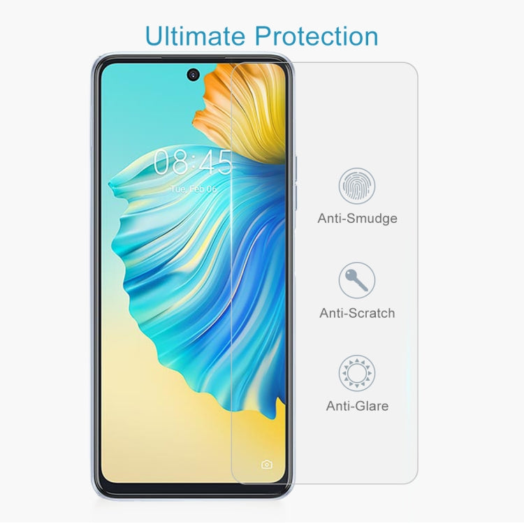 50 PCS 0.26mm 9H 2.5D Tempered Glass Film For Tecno Camon 17 Pro