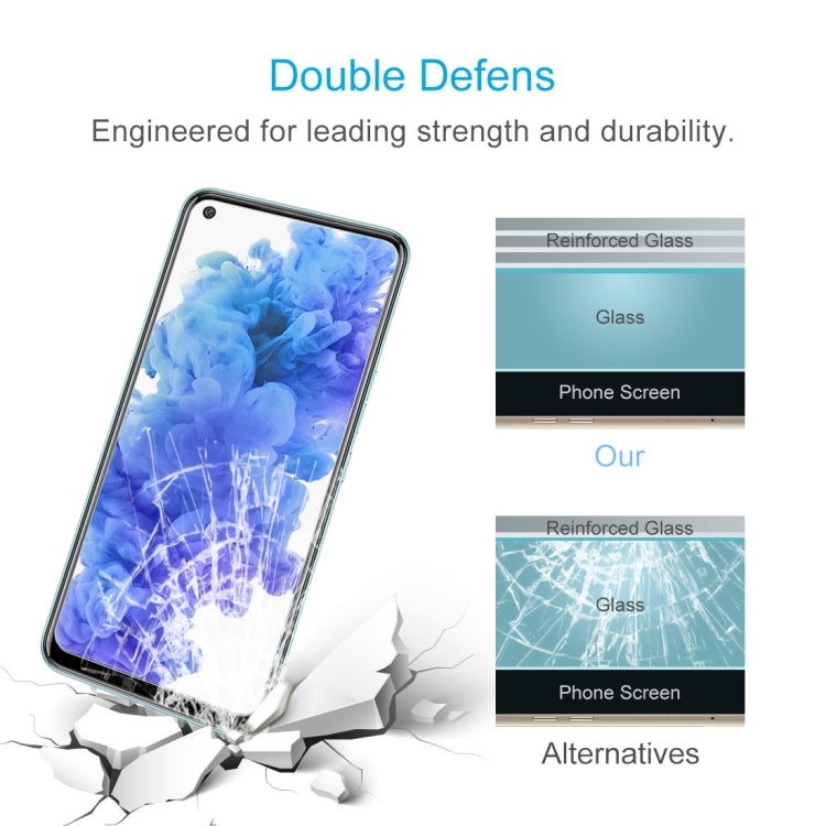 50 PCS 0.26mm 9H 2.5D Tempered Glass Film For Tecno Camon 16 SE / Camon 16