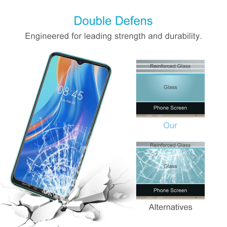 50 PCS 0.26mm 9H 2.5D Tempered Glass Film For Tecno Spark 7T
