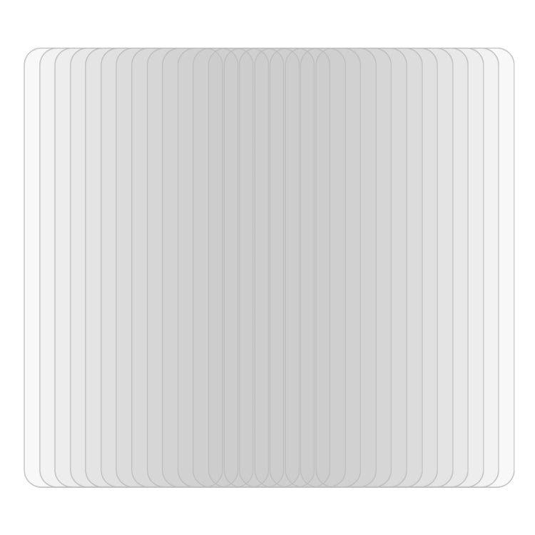 50 PCS 0.26mm 9H 2.5D Tempered Glass Film For TCL 20L+