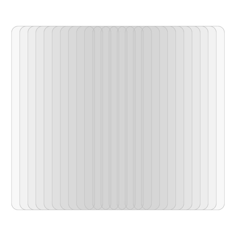 50 PCS 0.26mm 9H 2.5D Tempered Glass Film For Nokia X100