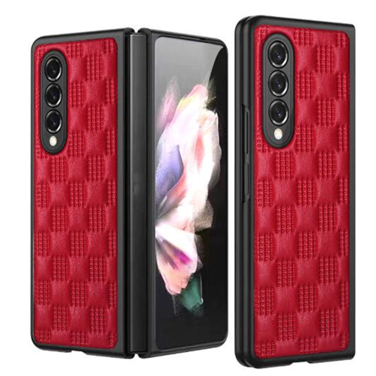 For Samsung Galaxy Z Fold3 5G Soft Micorofiber PU Folding Phone Case