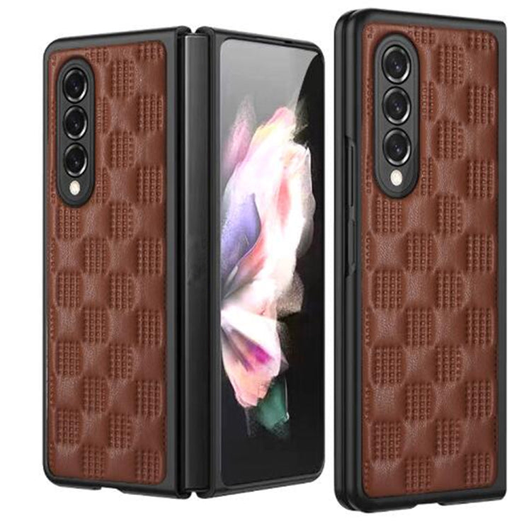 For Samsung Galaxy Z Fold3 5G Soft Micorofiber PU Folding Phone Case