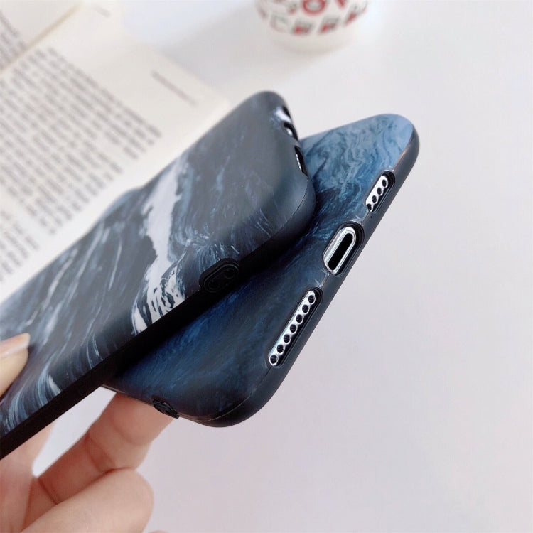 For iPhone 13 mini Natural Landscape Pattern IMD Workmanship TPU Phone Case