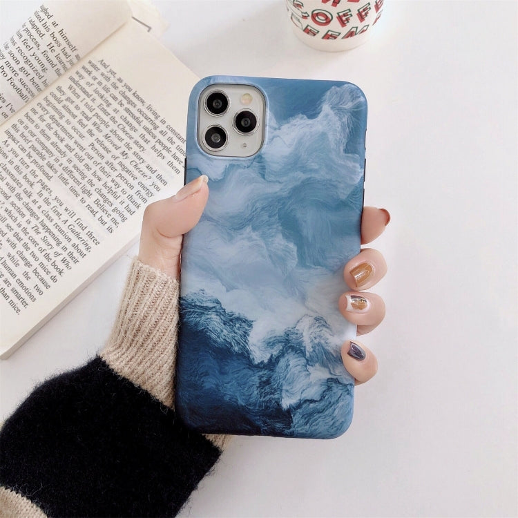 For iPhone 13 mini Natural Landscape Pattern IMD Workmanship TPU Phone Case