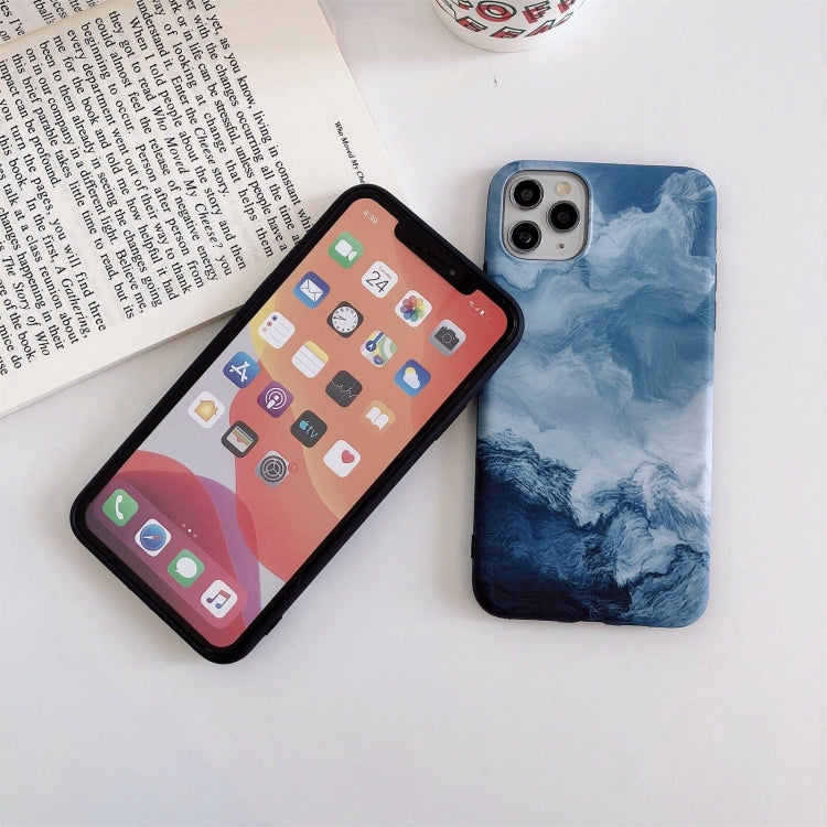 For iPhone 13 mini Natural Landscape Pattern IMD Workmanship TPU Phone Case