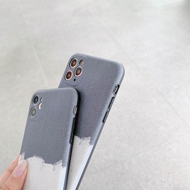 For iPhone 13 mini Natural Landscape Pattern IMD Workmanship TPU Phone Case