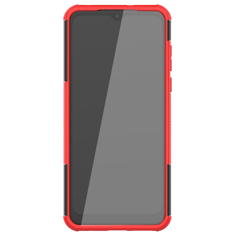 For Motorola Moto G Pure Tire Texture Shockproof TPU+PC Phone Case with Holder