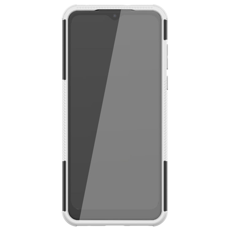 For Motorola Moto G Pure Tire Texture Shockproof TPU+PC Phone Case with Holder