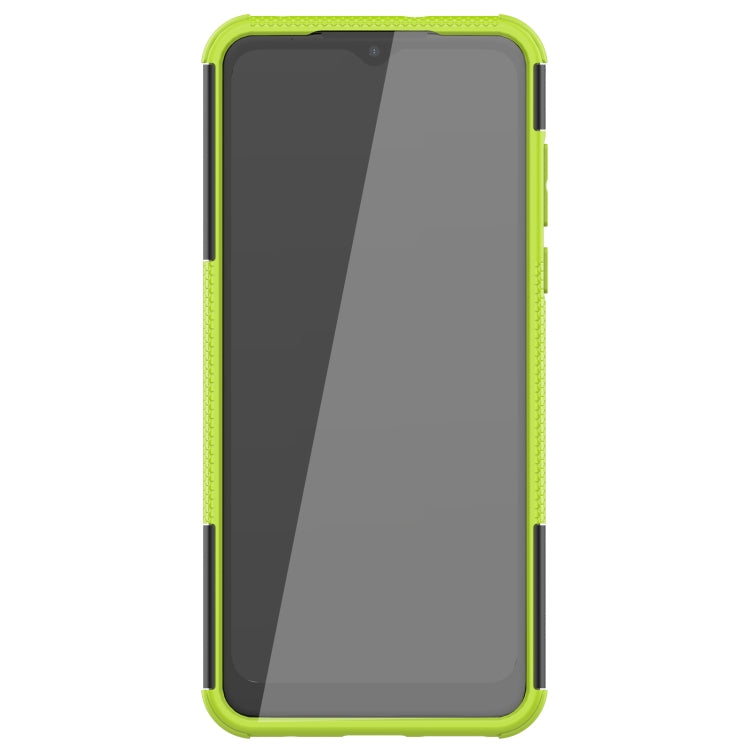 For Motorola Moto G Pure Tire Texture Shockproof TPU+PC Phone Case with Holder