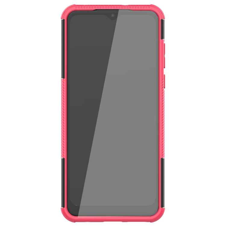 For Motorola Moto G Pure Tire Texture Shockproof TPU+PC Phone Case with Holder