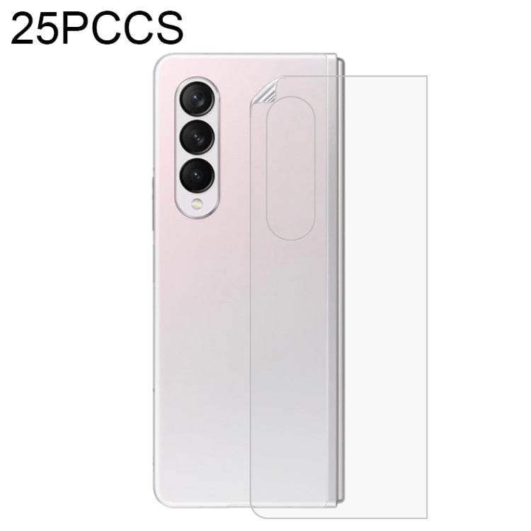 25 PCS Full Screen Protector Explosion-proof Hydrogel Film For Samsung Galaxy Z Fold3 5G(Back Screen)