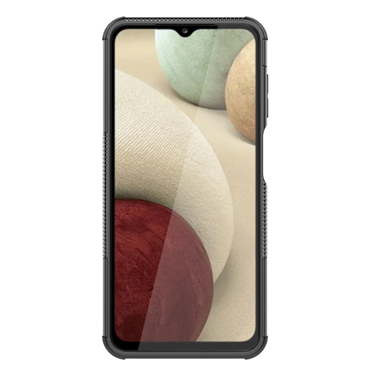For Samsung Galaxy A13 5G Tire Texture Shockproof TPU+PC Phone Case with Holder